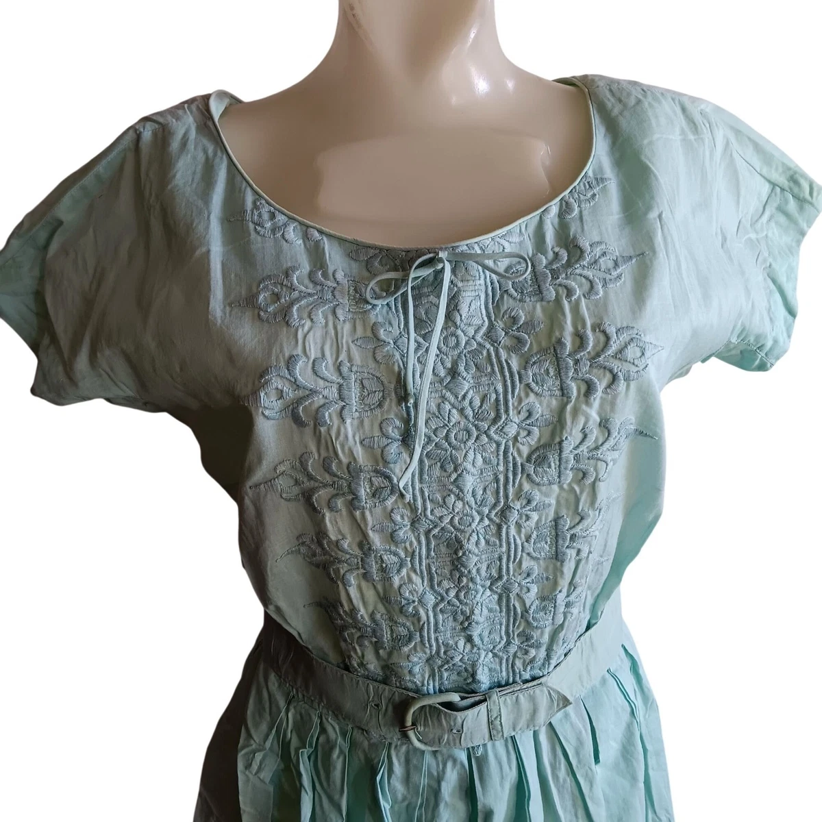vintage mint green dress products for sale | eBay