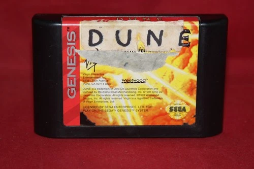 Dune: The Battle for Arrakis (Sega Genesis, 1993) Authentic Game Cartridge
