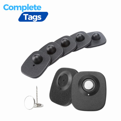 25pcs RF 8.2MHz EAS Security Hard Tags w/ Pins Anti-Theft Retail Store Clothing