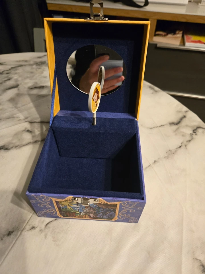 Disney Beauty And The Beast Spinning Music Jewellery Box - Image 2 of 4