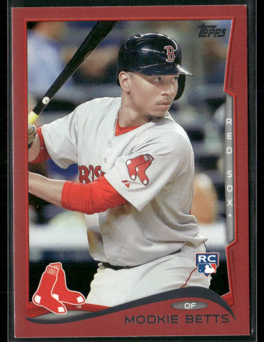 2014 Topps Update #US-26 Mookie Betts Target Red Border