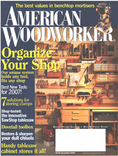 AMERICAN WOODWORKER Magazine November 2006 125 Organize Your Shop Toolbox