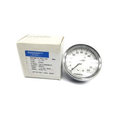 ASHCROFT 25W1001TH01BXUC60# 0-60PSI 2-1/2'' NSMP