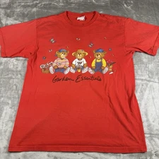 Vintage Bobbie Brooks T-shirt Size Medium Garden Essentials Bears 90s