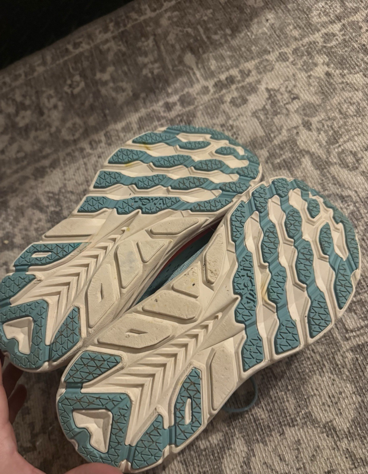 Hoka One One Womens Clifton 8 1119394 AEBL Blue Running Shoes Sneakers Size 7 thumbnail 7