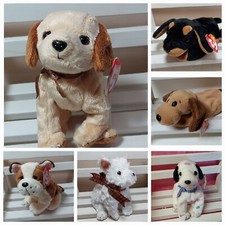 Ty Beanie Baby Dogs #5 BUYERS CHOICE New w/Tag Protector Kirby Huggins Bones