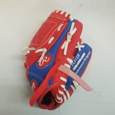 Rawlings LH Catch Youth Glove; PL91SR; Red, White, Blue