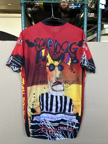 Camisa Jersey De Colección Ralph Steadman Carretera Perro Volador Cervecería Ciclismo Bicicleta L - Imagen 10 de 22
