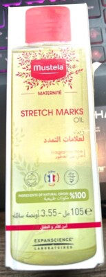 Mustela Stretch Marks Oil Maternity Fragrance Free 3.55 fl oz for Pregnant Women