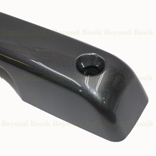 2021-2025 Ford F150 4dr Door Handle COVERS W/o SmartKeyholes M7 CARBONIZED GRAY - Picture 3 of 7