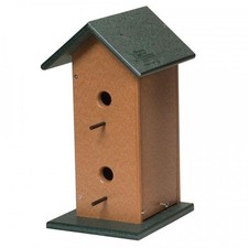 2 CONDO BIRDHOUSE Amish Handmade Recycled Poly Bird House WEATHERPROOF USA Made