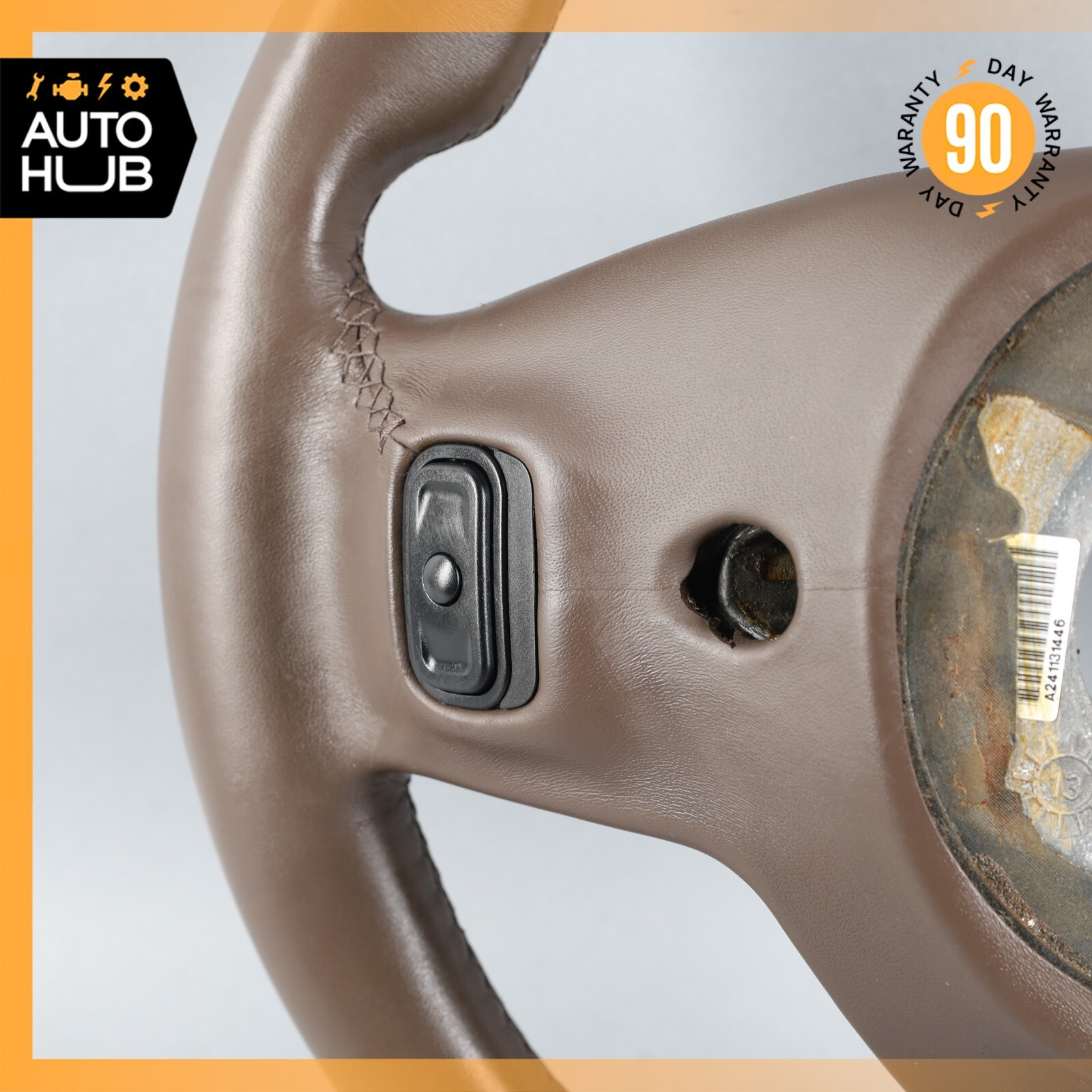 14-20 Maserati Quattroporte M156 Ghibli M157 Steering Wheel Brown OEM 48k