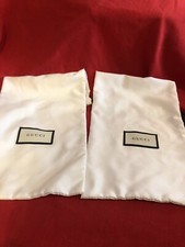 GUCCI Pair Satin Dust Bags 18x8 New