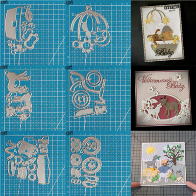 Metal Cutting Dies Baby Toys Scrapbooking Embossing Paper Card Crafts Stencils