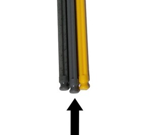 100 K'NEX Gray Rods 3-7/16" (Yellow Size) Plain Not Speckled Rare Part 86mm KNEX