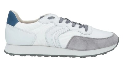 Geox respira U Vincit Men's Low Top Sneakers white US 7- UK8