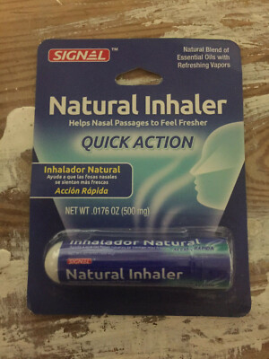 Signal Natural Inhaler Aromatherapy - Essential Oils - For Allergies ...
