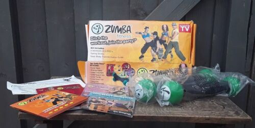 Zumba Fitness DVD Box Set with Toning Sticks & Total Body Guide Dumbells  - Picture 1 of 6