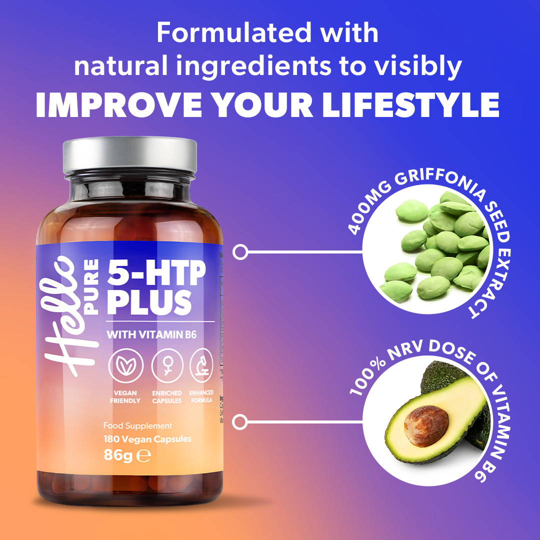 5HTP 400mg High Strength 180 Capsules . Serotonin Stress Sleep