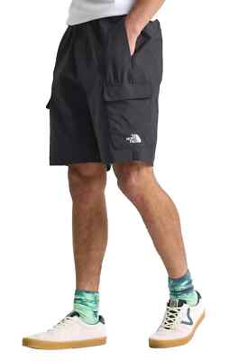 The North Face Trishul Mens Cargo Activewear Swim Shorts Black