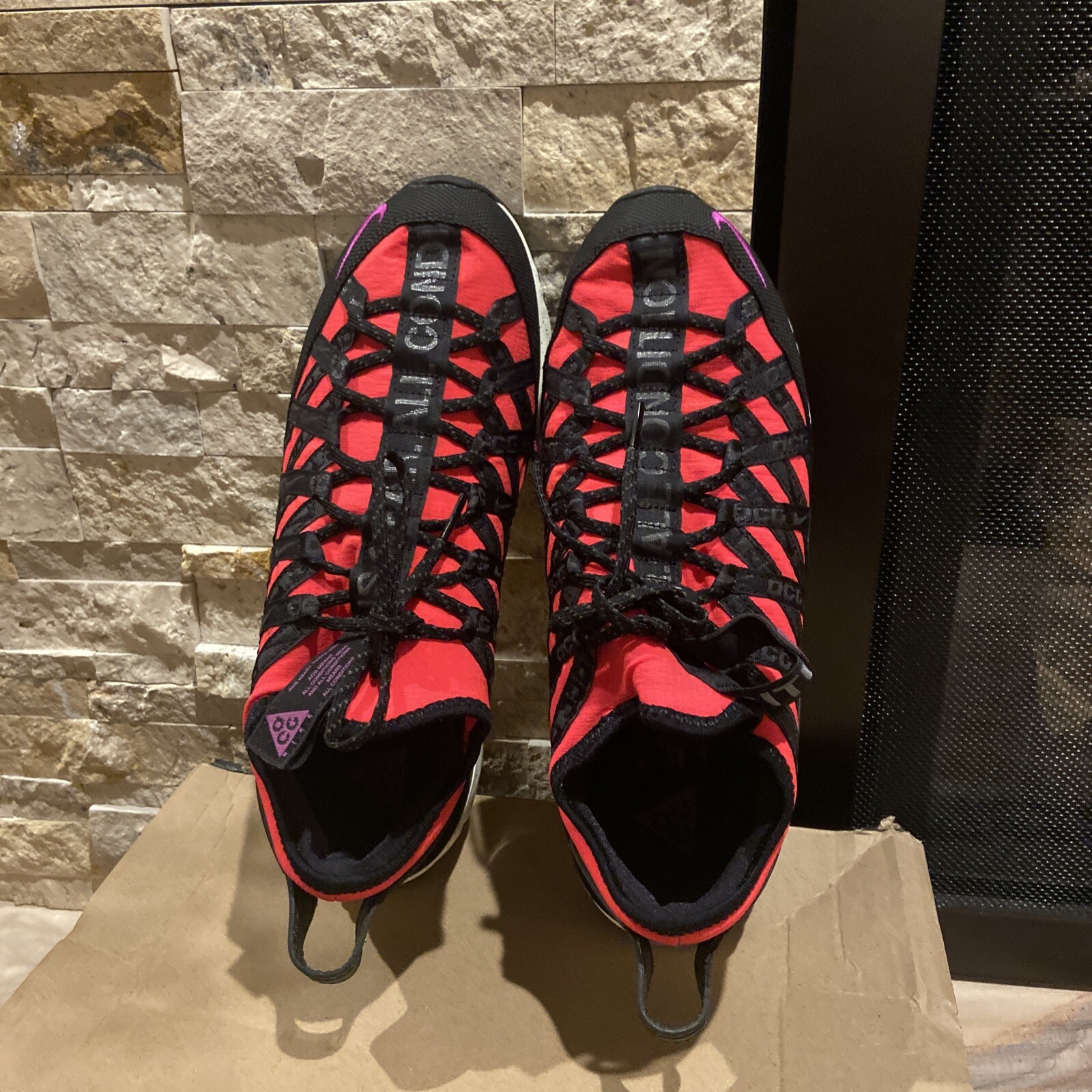 Nike React Terra Gobe ACG Bright Crimson Mens US 8 Womens 9.5 New Box image 6