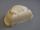 incredible vintage ART DECO NOUVEAU JEWELRY RING DISPLAY BOX ivory plastic — photo 5