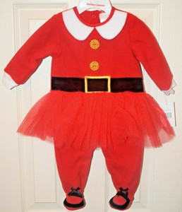 baby girl mrs claus outfit
