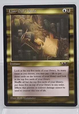 MTG Lim-Dul's Vault  Alliances  LP Magic The Gathering