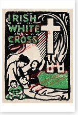 Unique Irish White Cross Troubles Black And Tans American Relief Ireland Poster