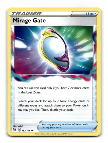 mirage gate pokemon card value Pokmon TCG Individual Collectible Game Cards for sale Trainer Stage Mirage Gate 163/196 2023 Pokemon