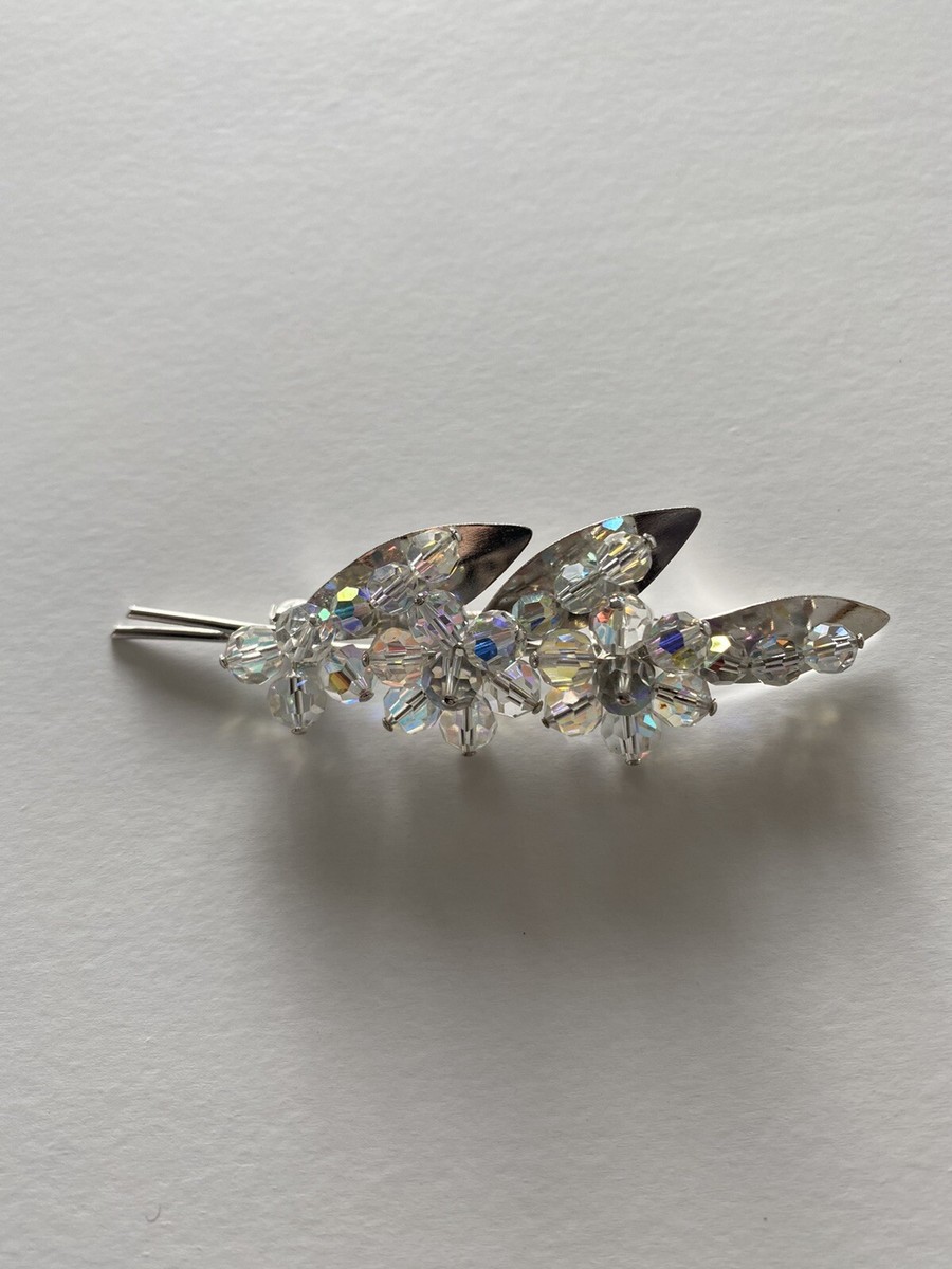 50s Vintage DONALD SIMPSON/Jewel Crest AURORA BOREALIS Crystal