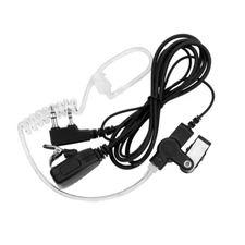 Commountain Earpiece with PTT/Mic Compatible for Kenwood Baofeng SAMCOM BTECH