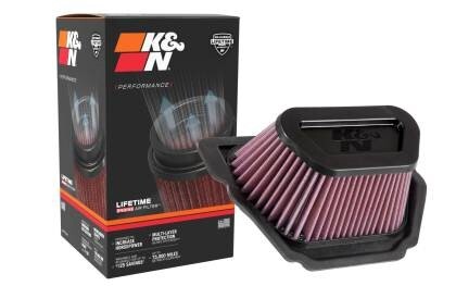 K&N YA-1020 Hi-Flow Air Intake Filter for 2020-2024 Yamaha YZF R1 R1M - Picture 1 of 4