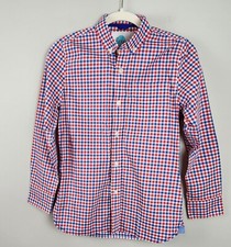 Boden Boys sz 11-12 button down check shirt mini boden