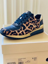 jada mesh and leather trainer