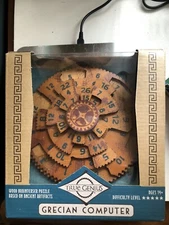 True Genius Grecian Computer Wooden Brainteaser Puzzle 