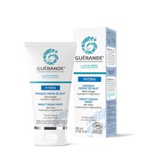 Masque et Crème de nuit 2 en 1 Hydratant - Lissant - Sans rinçage GUERANDE 60 ML