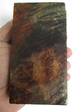 Maple Burl Stabilized Blank- 1 3/8 x 2 1/4 x 4 1/4" - stabilized box mod - 5780