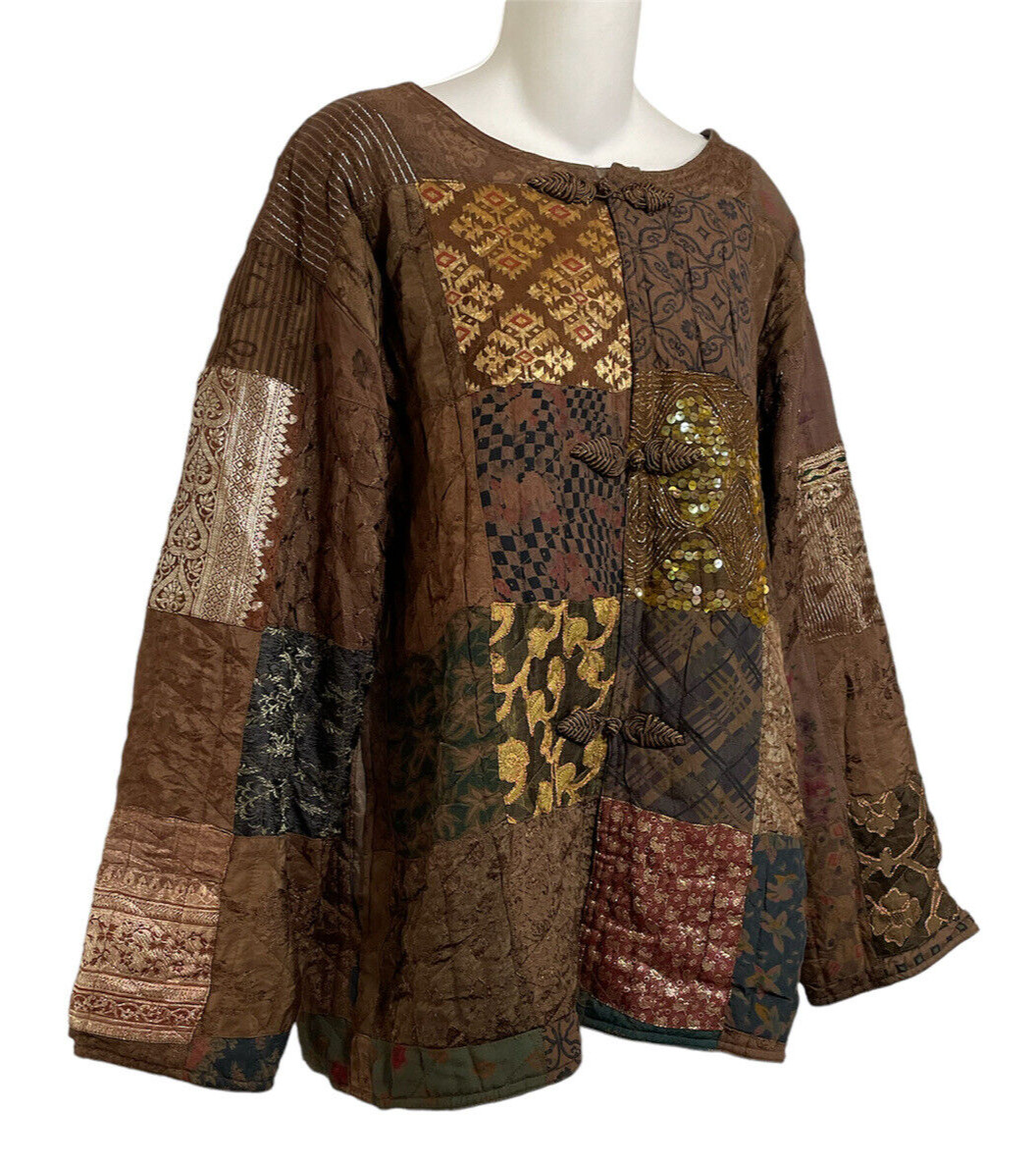 Celeste Tapestry Jacket Size Medium Large Art to … - image 1