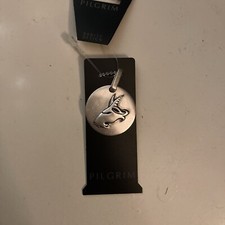 Vintage Pilgrim Jewellery Horoscope Pendant / Capricorn / Pewter / NWT 