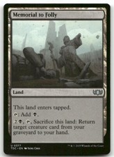 X4 Memorial to Folly #377 MTG Tarkir Dragonstorm TDC NM X4