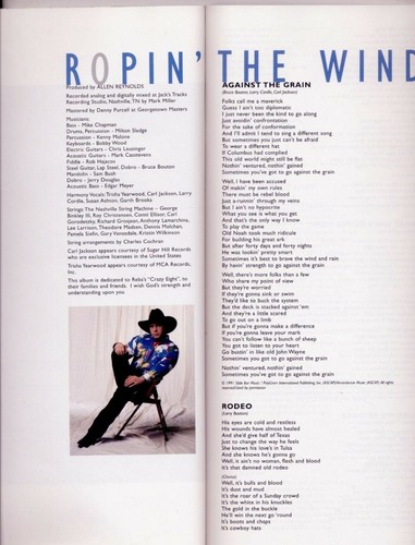 Garth Brooks - Lyric Booklet Covering Songs fro 6 CDs, big 5.5" x 11" softcover - Imagen 3 de 4