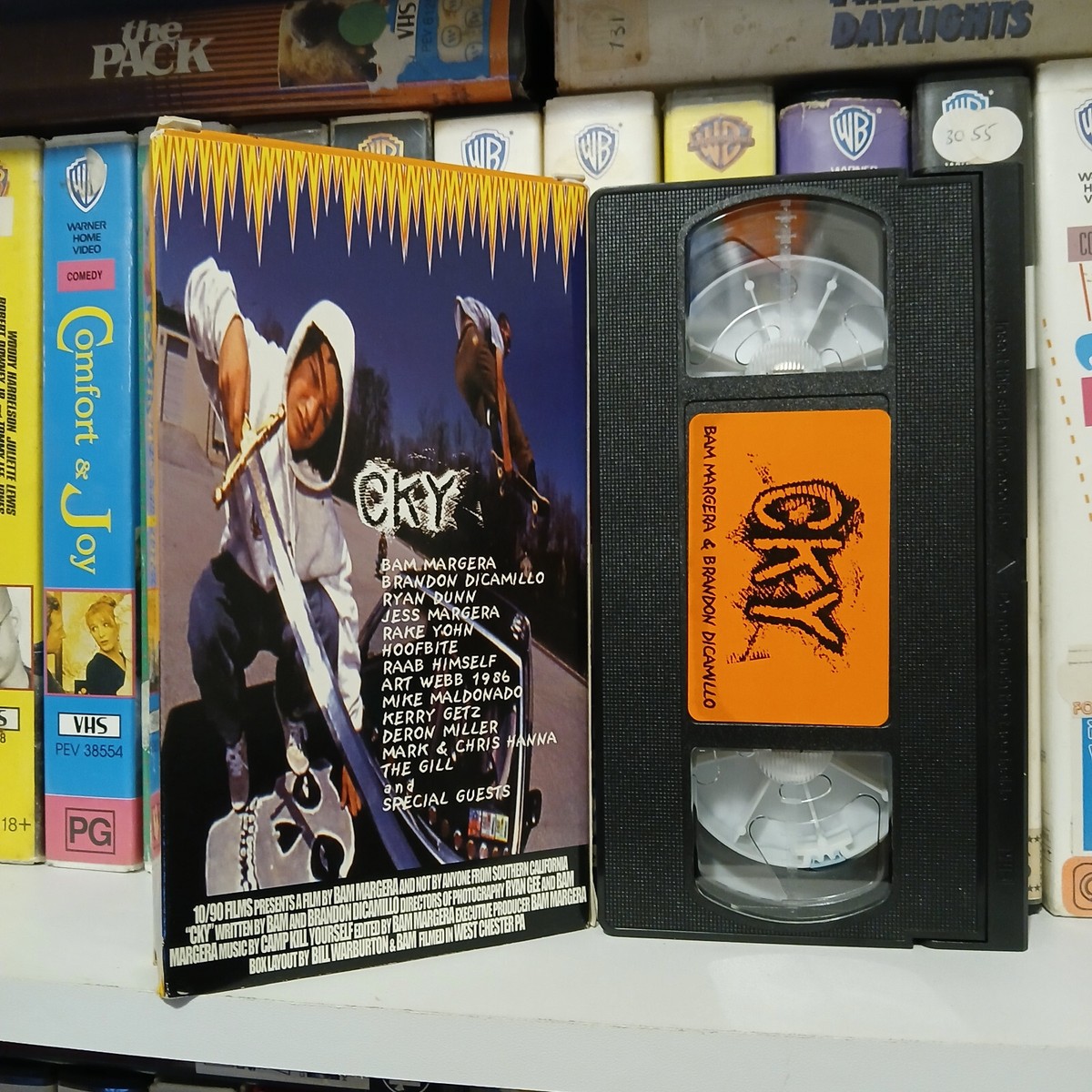 1999 CKY 1 VHS Rare Bam Margera Jackass Skateboarding Brandon