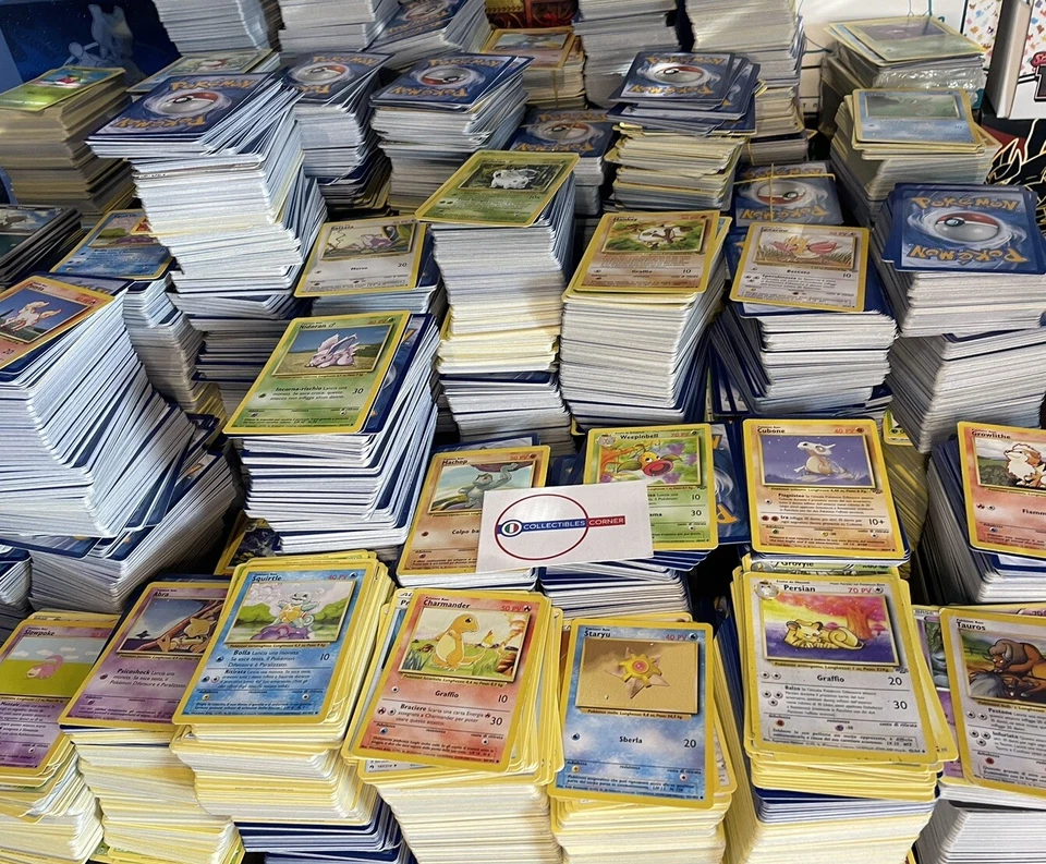 Lotto 100 Carte Pokémon in ITALIANO Originali e Diverse + HOLO/VINTAGE A Scelta - Immagine 3 di 4