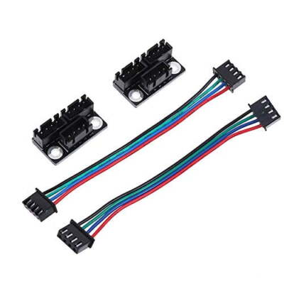 2pcs 3D Printer Stepper Motor Parallel Module with 100mm Cables for Double Z ...