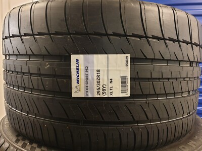 NEW MICHELIN PILOT SPORT 2 295/30 ZR18 XL 98Y 295 30 18 PORSCHE N4 ...