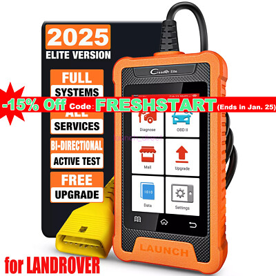 LAUNCH Creader Elite OBD2 Scanner Bidirectional Diagnostic Tool for LANDROVER