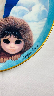 Pu's Polar Playground By Margaret Keane Franklin Mint Plate. Big
