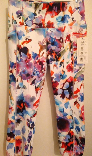 Soft Tropical Floral Leggings | eBay