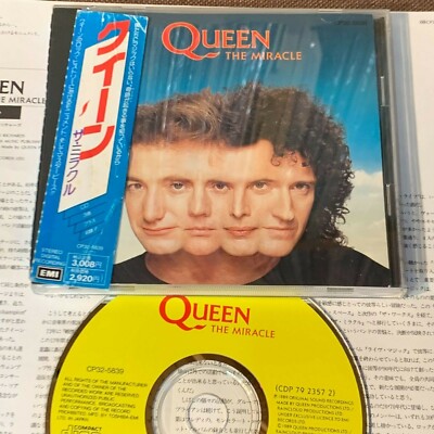 Queen - The Miracle CD (Japan 1989 EMI) CP32-5839 for sale online